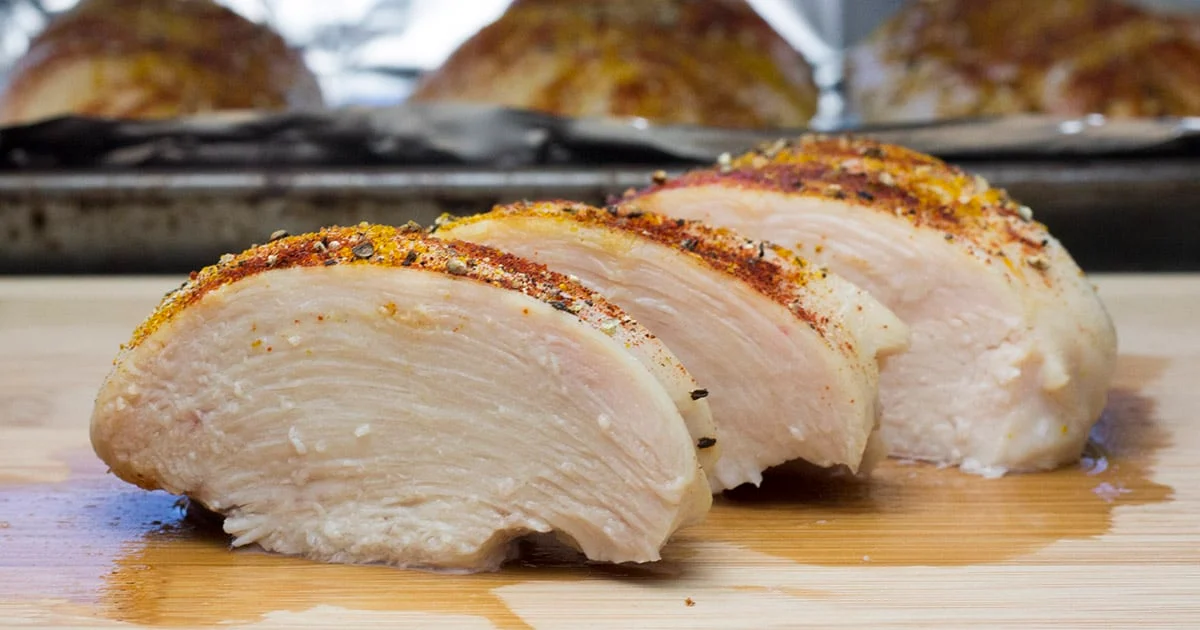 Tender baked chicken breasts